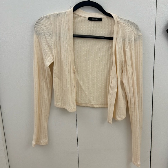 Sweaters - Cream cardigan. Worn once.